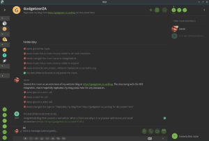 I now have a Riot.im room for blog comments 3 Riot.im screenshot