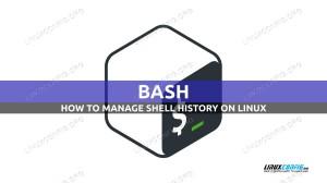 how to manage bash history