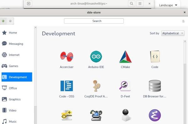 Deepin App Store for Arch