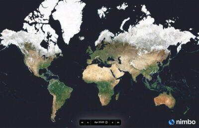 World map showing all the continents