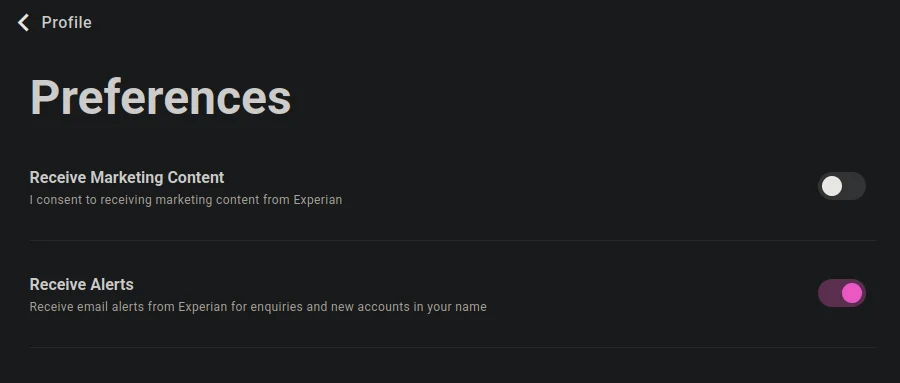 Exparian Alerts