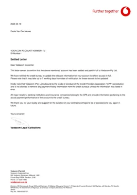 Vodacomletter 19 May 2025 redacted
